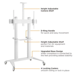 Pedestal con Ruedas para TV 70 a 120