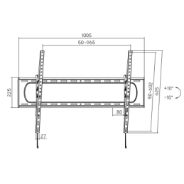 Rack Fijo de 70 a 120´´