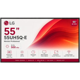 Monitor 55´´ LG modelo 55UH5Q-E