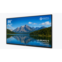 LG 86UH5Q-E – Pantalla Profesional Digital Signage 86” 4K UHD, 24/7 con webOS