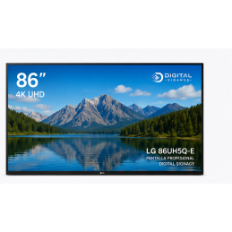 LG 86UH5Q-E – Pantalla Profesional Digital Signage 86” 4K UHD, 24/7 con webOS